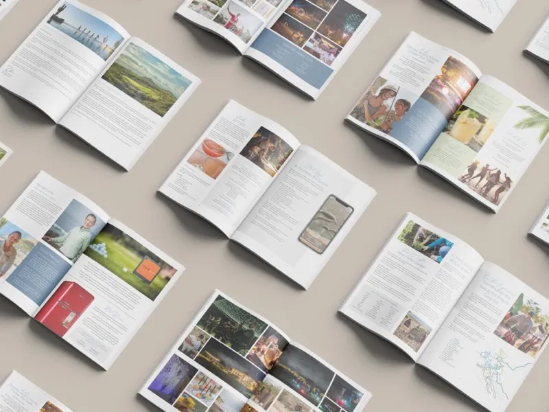 Twin Dolphin club branding mockup